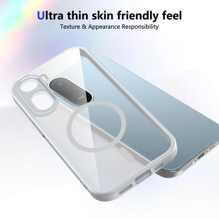 Funda magnética a prueba de golpes para teléfono, con acabado mate y tacto similar a la piel de policarbonato., For Redmi A7 Pro / Poco C85x, For Redmi 15a 5G, For Redmi Turbo 5 5G / Poco X8 Pro 5G, For Redmi Note 15 Pro+ 5G Global 163.3mm             ...