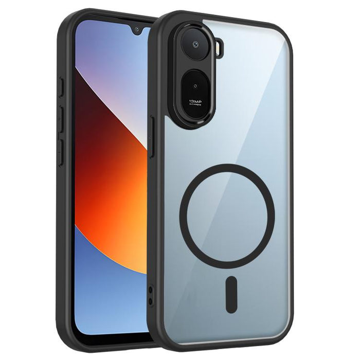 Funda magnética a prueba de golpes para teléfono, con acabado mate y tacto similar a la piel de policarbonato., For Redmi A7 Pro / Poco C85x, For Redmi 15a 5G, For Redmi Turbo 5 5G / Poco X8 Pro 5G, For Redmi Note 15 Pro+ 5G Global 163.3mm             ...