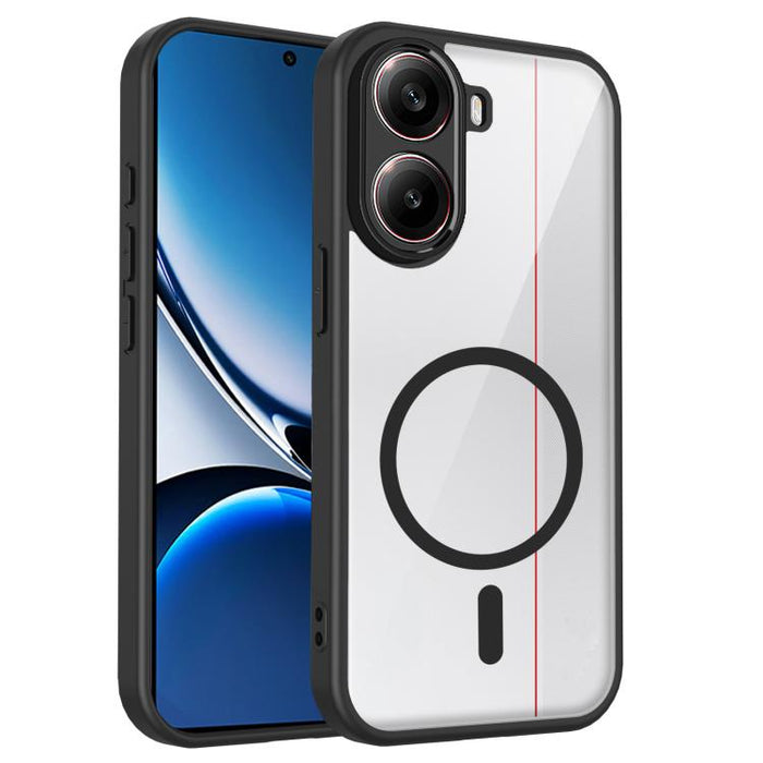 Funda magnética a prueba de golpes para teléfono, con acabado mate y tacto similar a la piel de policarbonato., For Redmi A7 Pro / Poco C85x, For Redmi 15a 5G, For Redmi Turbo 5 5G / Poco X8 Pro 5G, For Redmi Note 15 Pro+ 5G Global 163.3mm             ...