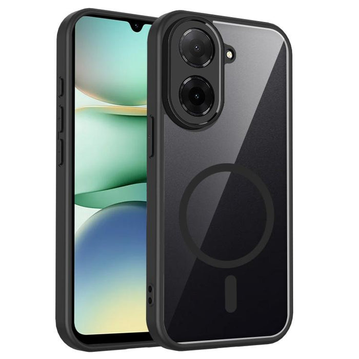 Funda magnética a prueba de golpes para teléfono, con acabado mate y tacto similar a la piel de policarbonato., For Redmi A7 Pro / Poco C85x, For Redmi 15a 5G, For Redmi Turbo 5 5G / Poco X8 Pro 5G, For Redmi Note 15 Pro+ 5G Global 163.3mm             ...