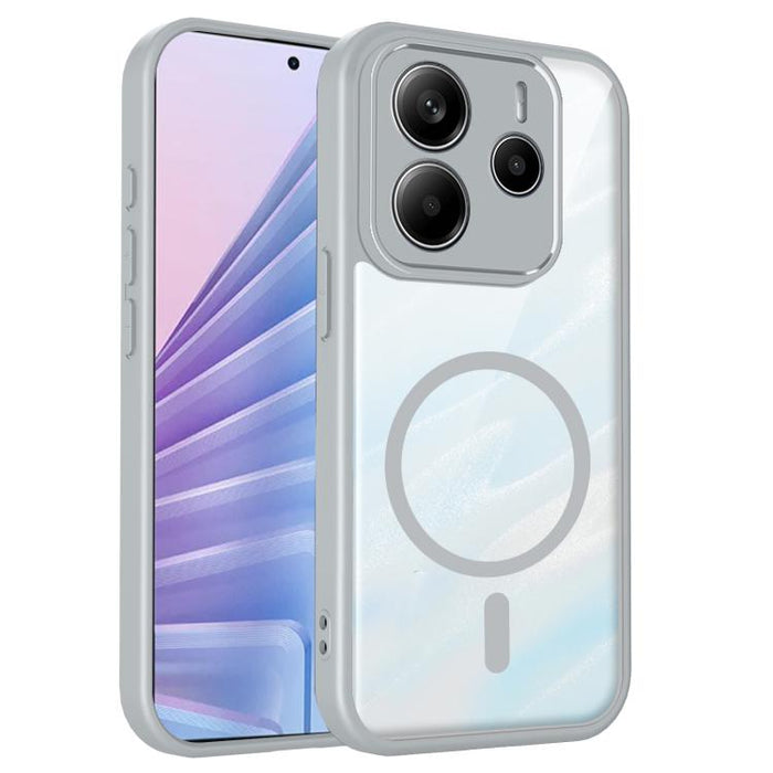 Funda magnética a prueba de golpes para teléfono, con acabado mate y tacto similar a la piel de policarbonato., For Redmi A7 Pro / Poco C85x, For Redmi 15a 5G, For Redmi Turbo 5 5G / Poco X8 Pro 5G, For Redmi Note 15 Pro+ 5G Global 163.3mm             ...