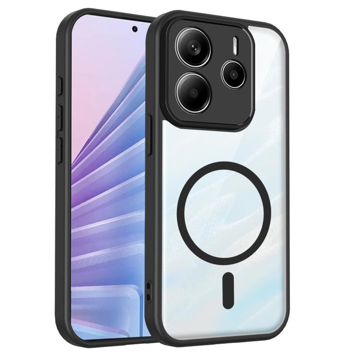 Funda magnética a prueba de golpes para teléfono, con acabado mate y tacto similar a la piel de policarbonato., For Redmi A7 Pro / Poco C85x, For Redmi 15a 5G, For Redmi Turbo 5 5G / Poco X8 Pro 5G, For Redmi Note 15 Pro+ 5G Global 163.3mm             ...
