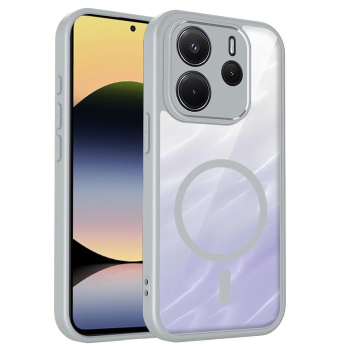 Funda magnética a prueba de golpes para teléfono, con acabado mate y tacto similar a la piel de policarbonato., For Redmi A7 Pro / Poco C85x, For Redmi 15a 5G, For Redmi Turbo 5 5G / Poco X8 Pro 5G, For Redmi Note 15 Pro+ 5G Global 163.3mm             ...