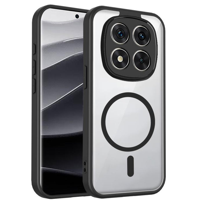 Funda magnética a prueba de golpes para teléfono, con acabado mate y tacto similar a la piel de policarbonato., For Redmi A7 Pro / Poco C85x, For Redmi 15a 5G, For Redmi Turbo 5 5G / Poco X8 Pro 5G, For Redmi Note 15 Pro+ 5G Global 163.3mm             ...