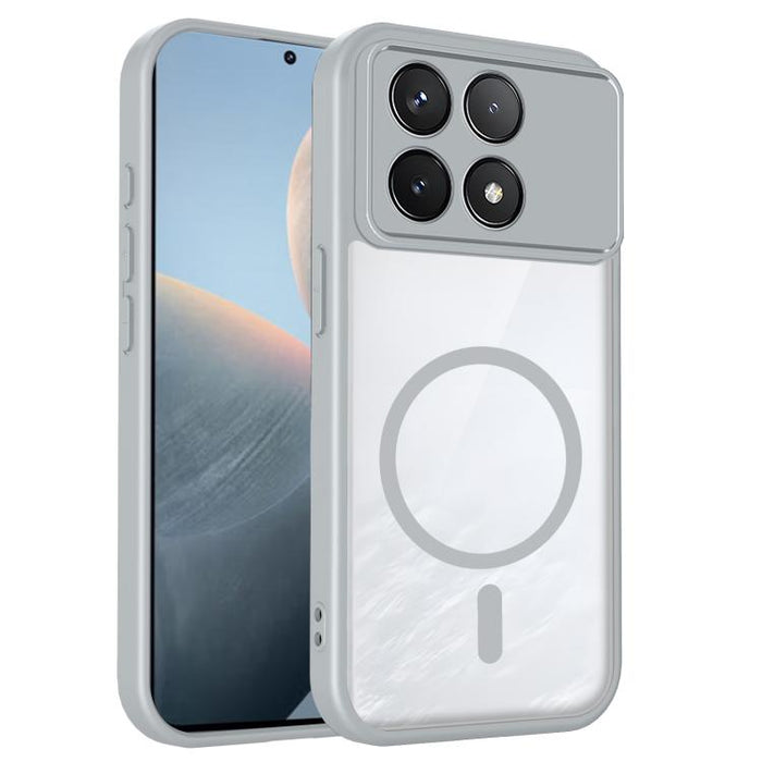 Funda magnética a prueba de golpes para teléfono, con acabado mate y tacto similar a la piel de policarbonato., For Redmi A7 Pro / Poco C85x, For Redmi 15a 5G, For Redmi Turbo 5 5G / Poco X8 Pro 5G, For Redmi Note 15 Pro+ 5G Global 163.3mm             ...