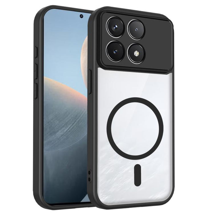 Funda magnética a prueba de golpes para teléfono, con acabado mate y tacto similar a la piel de policarbonato., For Redmi A7 Pro / Poco C85x, For Redmi 15a 5G, For Redmi Turbo 5 5G / Poco X8 Pro 5G, For Redmi Note 15 Pro+ 5G Global 163.3mm             ...