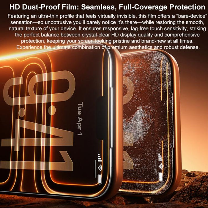 WK WTP-137 10 unidades de lámina de vidrio templado HD curva 6D a prueba de polvo, For iPhone 17e / 16e / 14 / 13 Pro, For iPhone 17 Pro Max, For iPhone 17 Pro, For iPhone 17 / 16 Pro, For iPhone Air, For iPhone 16 Pro Max, For iPhone 16 Plus / 15 Plus...
