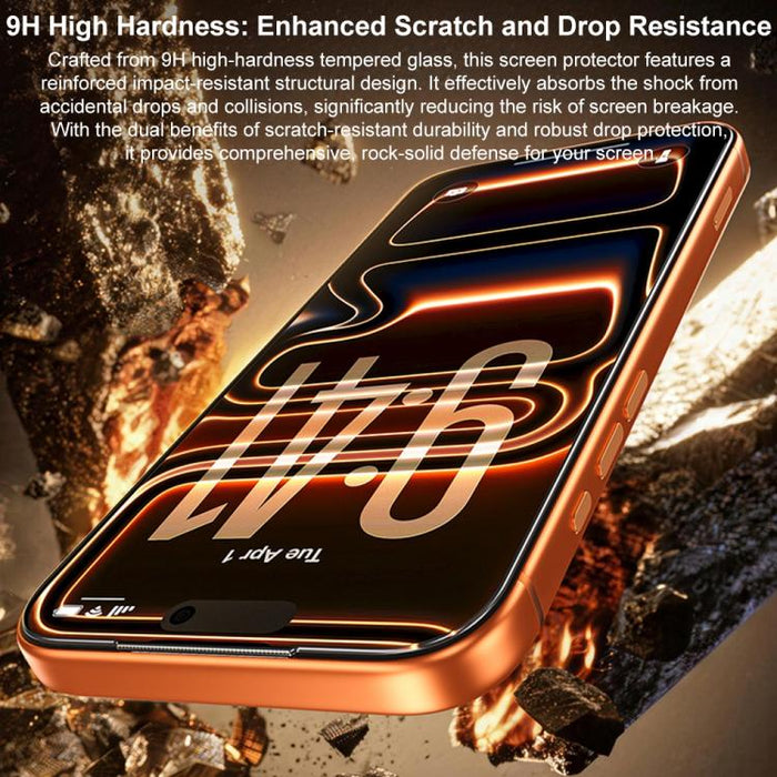 WK WTP-137 10 unidades de lámina de vidrio templado HD curva 6D a prueba de polvo, For iPhone 17e / 16e / 14 / 13 Pro, For iPhone 17 Pro Max, For iPhone 17 Pro, For iPhone 17 / 16 Pro, For iPhone Air, For iPhone 16 Pro Max, For iPhone 16 Plus / 15 Plus...