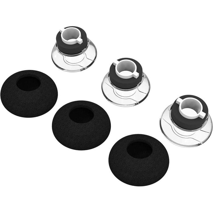 XDcase Juego de 6 almohadillas de TPU de repuesto y kit de esponjas para auriculares, tamaño L, L Size
