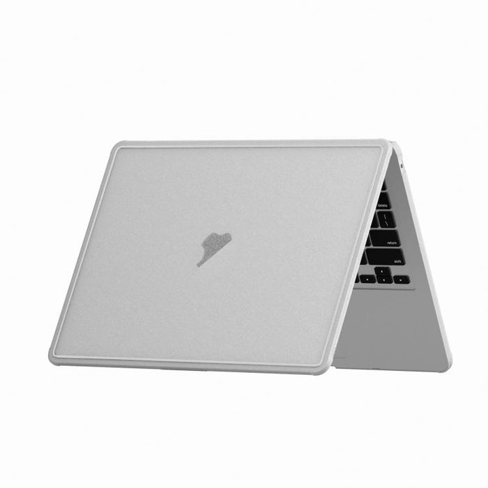 Funda protectora para portátil con borde de PC y textura mate cristalina, For MacBook Air 15.3 inch A2941 2023, For MacBook Air 13.6 inch A2681 2022