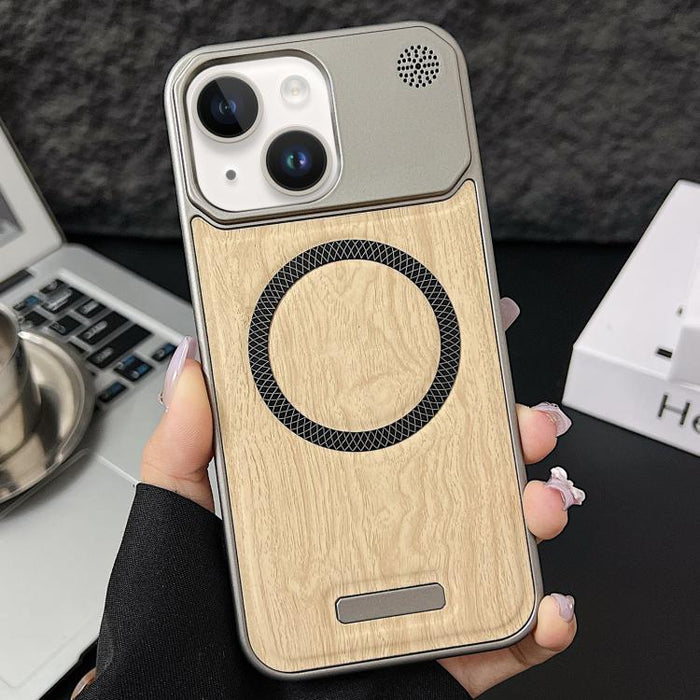 Funda magnética para teléfono de policarbonato con textura de madera y resistente a los golpes, For iPhone 17 Pro Max, For iPhone 17 Pro, For iPhone 17, For iPhone Air, For iPhone 16 Pro Max, For iPhone 16 Pro, For iPhone 16 Plus, For iPhone 16        ...