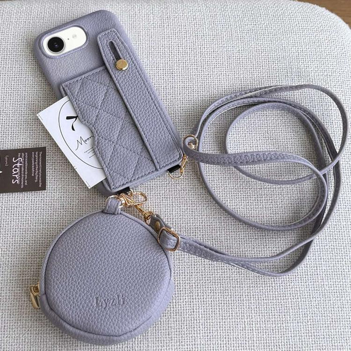Funda para teléfono de PU con diseño de diamantes, ranura para tarjeta y cartera pequeña., For iPhone 17e / 16e, For iPhone 17 Pro Max, For iPhone 17 Pro, For iPhone 17, For iPhone Air, For iPhone 16 Pro Max, For iPhone 16 Pro, For iPhone 16 Plus      ...