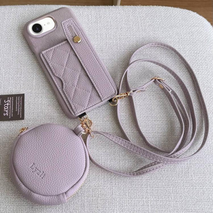 Funda para teléfono de PU con diseño de diamantes, ranura para tarjeta y cartera pequeña., For iPhone 17e / 16e, For iPhone 17 Pro Max, For iPhone 17 Pro, For iPhone 17, For iPhone Air, For iPhone 16 Pro Max, For iPhone 16 Pro, For iPhone 16 Plus      ...
