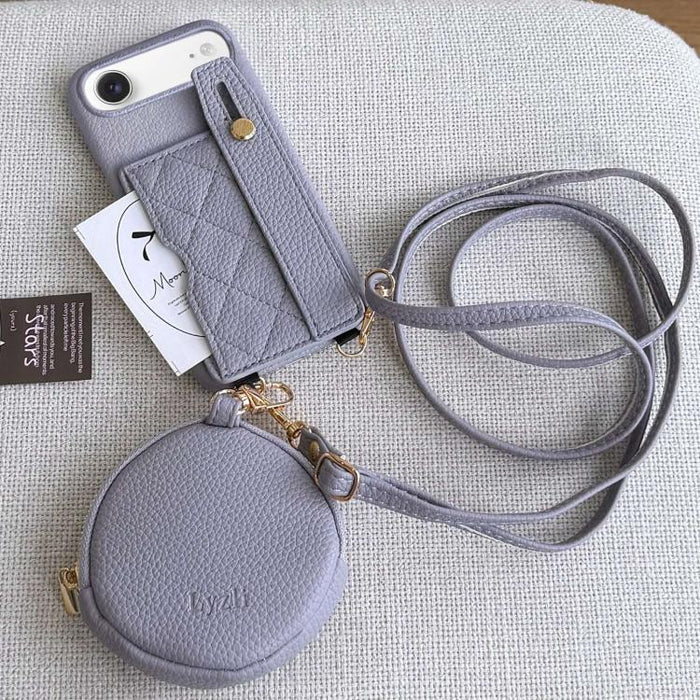 Funda para teléfono de PU con diseño de diamantes, ranura para tarjeta y cartera pequeña., For iPhone 17e / 16e, For iPhone 17 Pro Max, For iPhone 17 Pro, For iPhone 17, For iPhone Air, For iPhone 16 Pro Max, For iPhone 16 Pro, For iPhone 16 Plus      ...