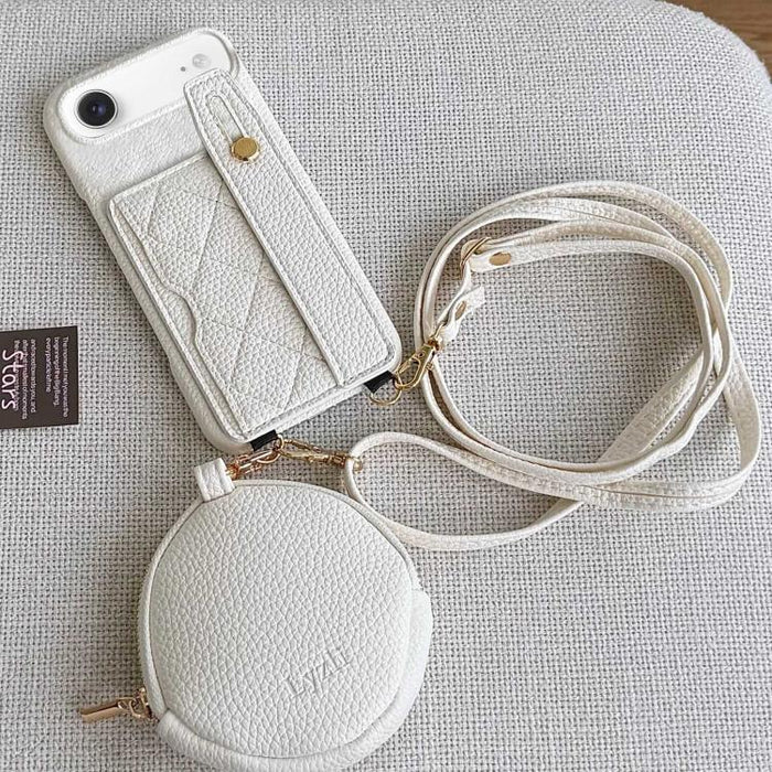 Funda para teléfono de PU con diseño de diamantes, ranura para tarjeta y cartera pequeña., For iPhone 17e / 16e, For iPhone 17 Pro Max, For iPhone 17 Pro, For iPhone 17, For iPhone Air, For iPhone 16 Pro Max, For iPhone 16 Pro, For iPhone 16 Plus      ...