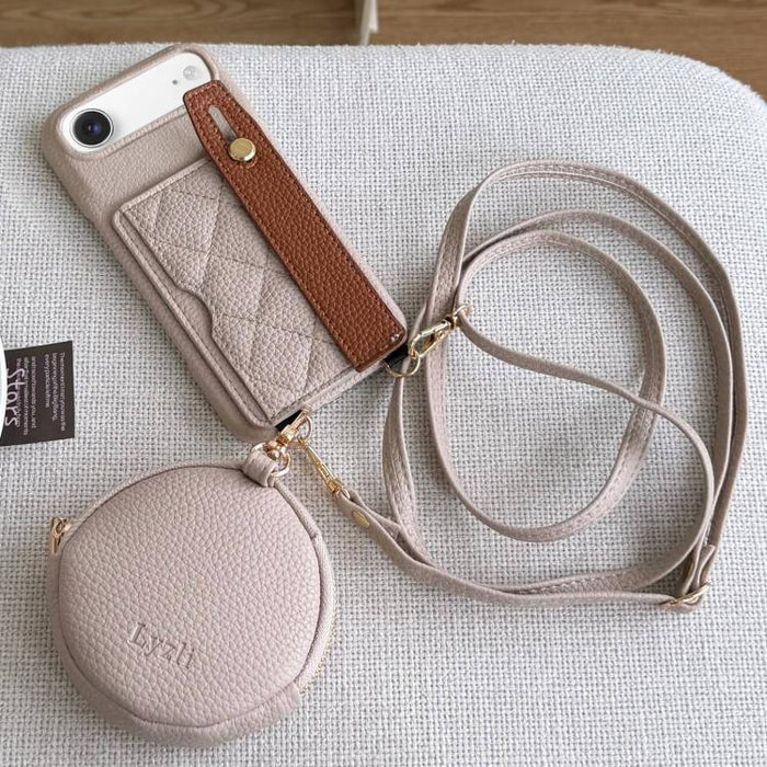 Funda para teléfono de PU con diseño de diamantes, ranura para tarjeta y cartera pequeña., For iPhone 17e / 16e, For iPhone 17 Pro Max, For iPhone 17 Pro, For iPhone 17, For iPhone Air, For iPhone 16 Pro Max, For iPhone 16 Pro, For iPhone 16 Plus      ...