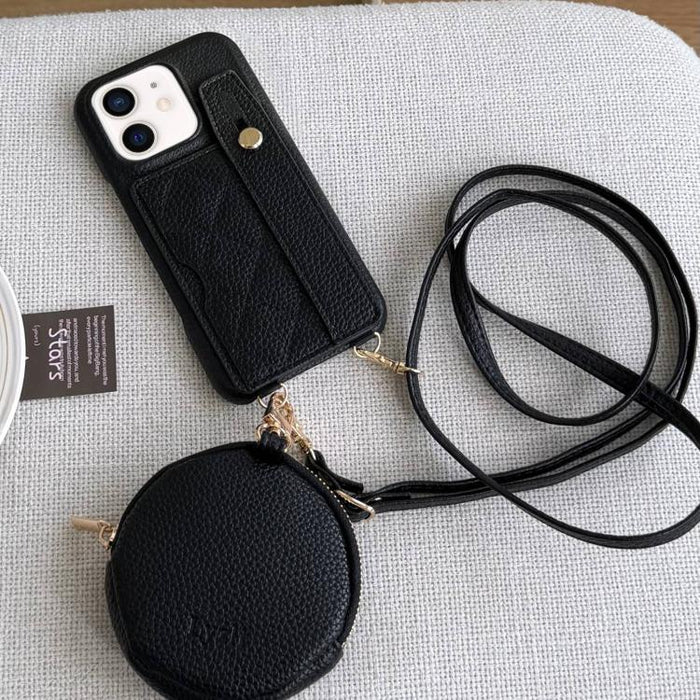 Funda para teléfono de PU con diseño de diamantes, ranura para tarjeta y cartera pequeña., For iPhone 13, For iPhone 13 mini, For iPhone 12, For iPhone 12 Pro Max, For iPhone 12 Pro, For iPhone 12 mini, For iPhone 11 Pro Max, For iPhone 11             ...