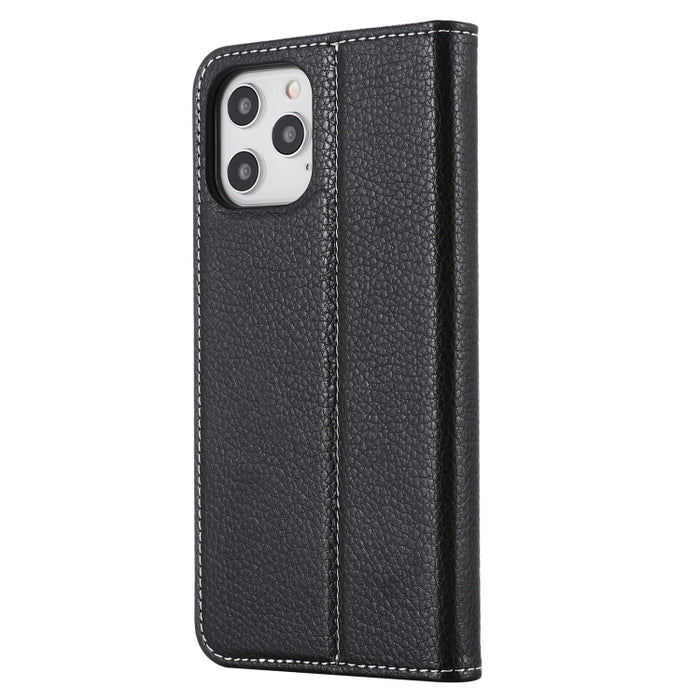 Estuche protector con tapa horizontal GEBEI PU + TPU con soporte y ranuras para tarjetas