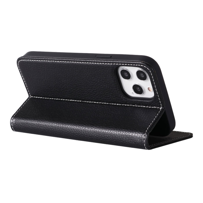 Estuche protector con tapa horizontal GEBEI PU + TPU con soporte y ranuras para tarjetas