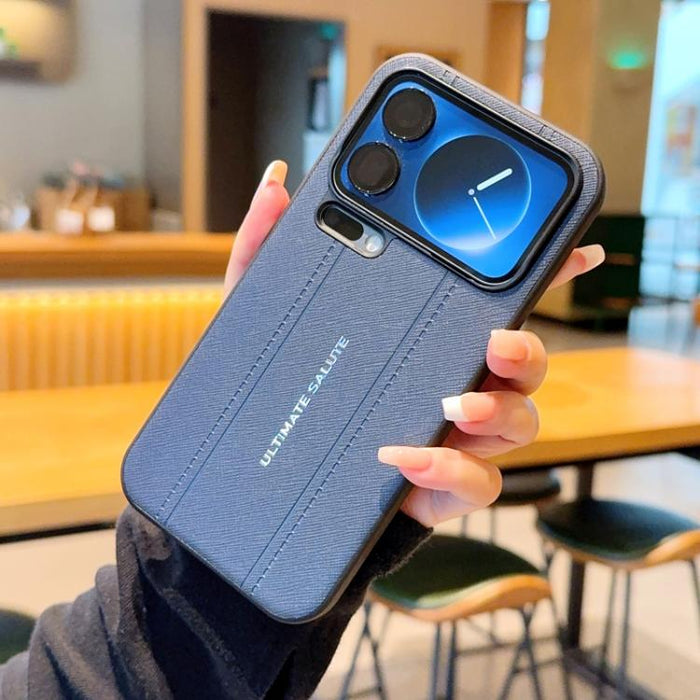 Funda para teléfono de cuero vegano con marco de lente de cámara de metal y botones, For Xiaomi 17 Ultra, For Xiaomi 17 Pro Max, For Xiaomi 17 Pro, For Xiaomi 17, For Xiaomi 15S Pro, For Xiaomi 15 Ultra, For Xiaomi 15 Pro, For Xiaomi 15                ...