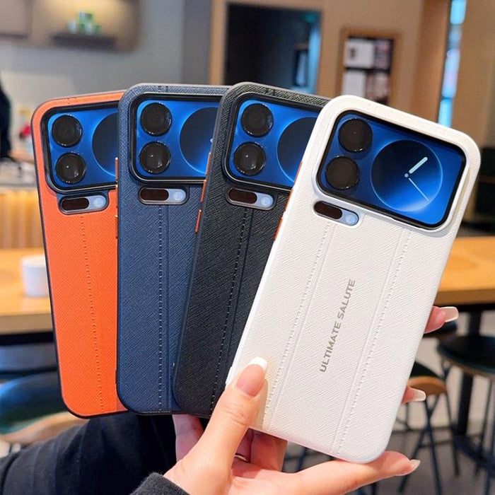 Funda para teléfono de cuero vegano con marco de lente de cámara de metal y botones, For Xiaomi 17 Ultra, For Xiaomi 17 Pro Max, For Xiaomi 17 Pro, For Xiaomi 17, For Xiaomi 15S Pro, For Xiaomi 15 Ultra, For Xiaomi 15 Pro, For Xiaomi 15                ...