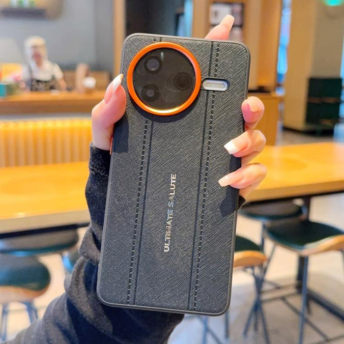 Funda para teléfono de cuero vegano con marco de lente de cámara de metal y botones, For Redmi K90 Pro Max / Poco F8 Ultra 5G, For Redmi K90 / Poco F8 Pro 5G, For Redmi K90 Pro Max Champion Edition, For Redmi K80 Pro / Poco F7 Ultra                    ...