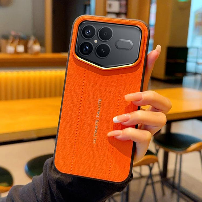 Funda para teléfono de cuero vegano con marco de lente de cámara de metal y botones, For Redmi K90 Pro Max / Poco F8 Ultra 5G, For Redmi K90 / Poco F8 Pro 5G, For Redmi K90 Pro Max Champion Edition, For Redmi K80 Pro / Poco F7 Ultra                    ...