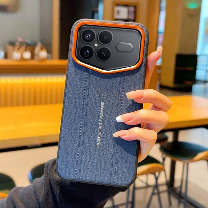 Funda para teléfono de cuero vegano con marco de lente de cámara de metal y botones, For Redmi K90 Pro Max / Poco F8 Ultra 5G, For Redmi K90 / Poco F8 Pro 5G, For Redmi K90 Pro Max Champion Edition, For Redmi K80 Pro / Poco F7 Ultra                    ...