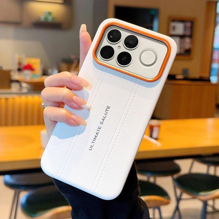 Funda para teléfono de cuero vegano con marco de lente de cámara de metal y botones, For Redmi K90 Pro Max / Poco F8 Ultra 5G, For Redmi K90 / Poco F8 Pro 5G, For Redmi K90 Pro Max Champion Edition, For Redmi K80 Pro / Poco F7 Ultra                    ...
