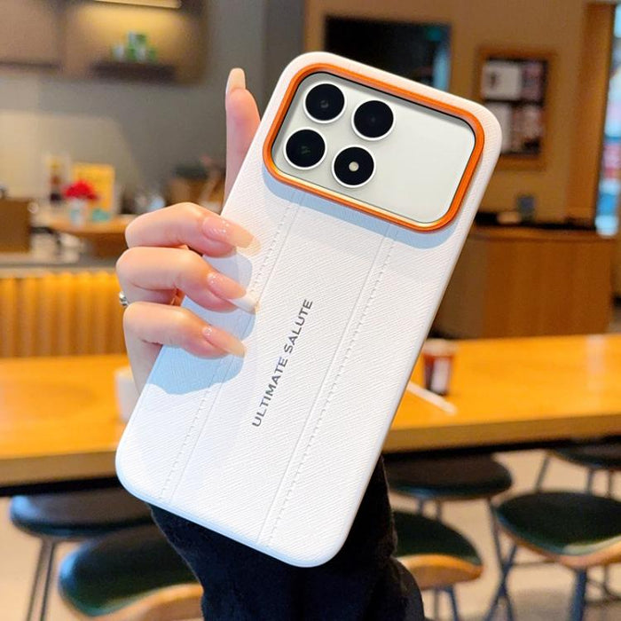 Funda para teléfono de cuero vegano con marco de lente de cámara de metal y botones, For Redmi K90 Pro Max / Poco F8 Ultra 5G, For Redmi K90 / Poco F8 Pro 5G, For Redmi K90 Pro Max Champion Edition, For Redmi K80 Pro / Poco F7 Ultra                    ...