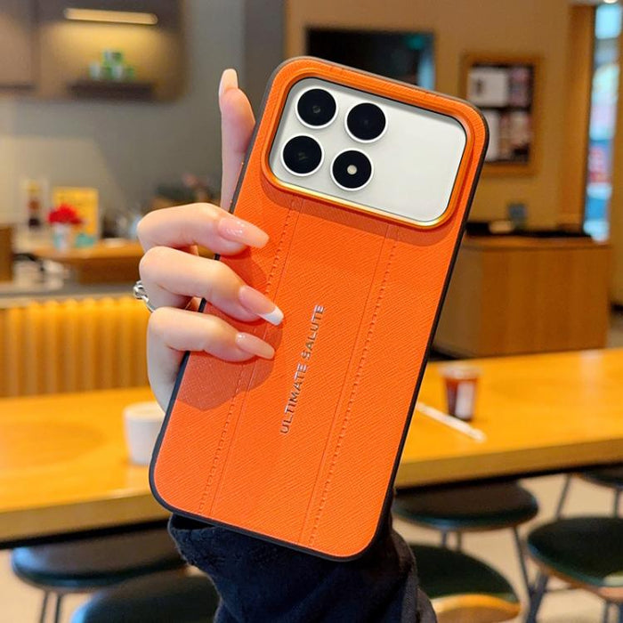 Funda para teléfono de cuero vegano con marco de lente de cámara de metal y botones, For Redmi K90 Pro Max / Poco F8 Ultra 5G, For Redmi K90 / Poco F8 Pro 5G, For Redmi K90 Pro Max Champion Edition, For Redmi K80 Pro / Poco F7 Ultra                    ...