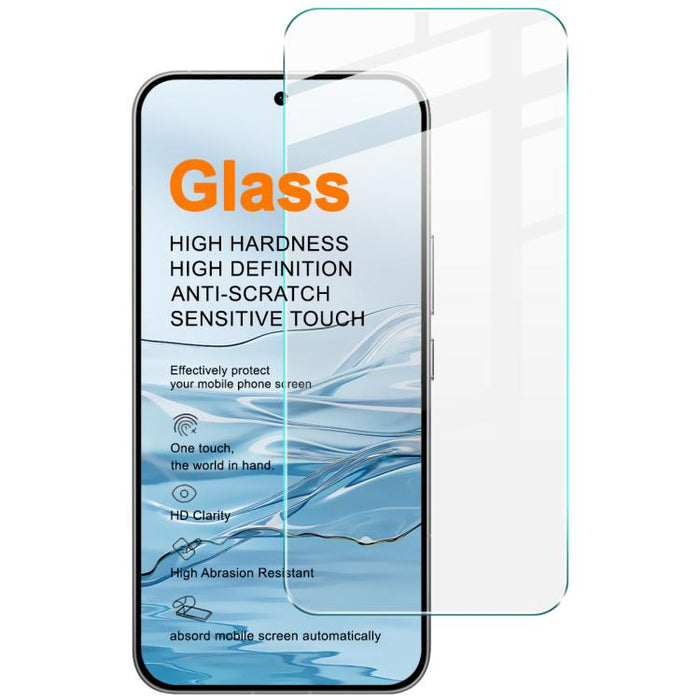 Protector de pantalla de vidrio templado serie H de imak, compatible con desbloqueo por huella dactilar., For Redmi K90 Max 5G / K80 Ultra