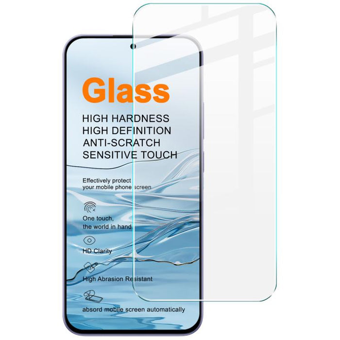 Protector de pantalla de vidrio templado serie H de imak, compatible con desbloqueo por huella dactilar., For Redmi K90 Max 5G / K80 Ultra
