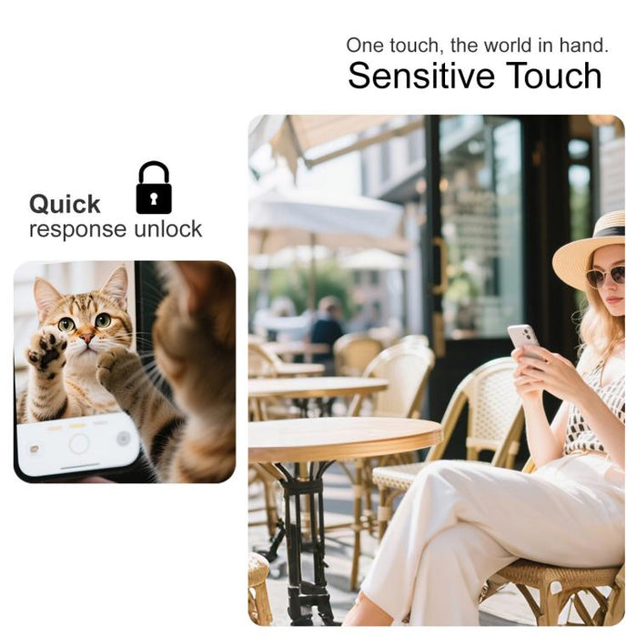 Protector de pantalla de vidrio templado de cobertura total imak Pro+ Series, compatible con desbloqueo por huella dactilar., For Redmi K90 Max 5G / K80 Ultra