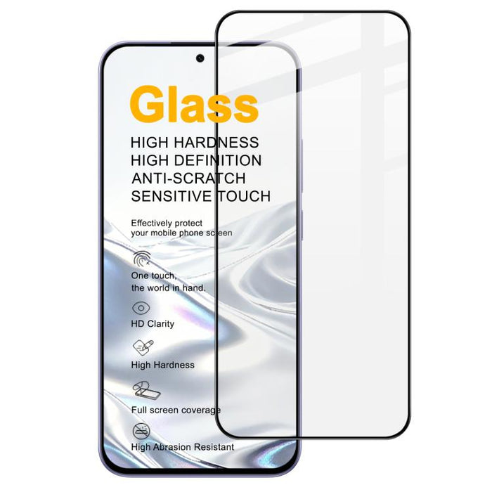 Protector de pantalla de vidrio templado de cobertura total imak Pro+ Series, compatible con desbloqueo por huella dactilar., For Redmi K90 Max 5G / K80 Ultra