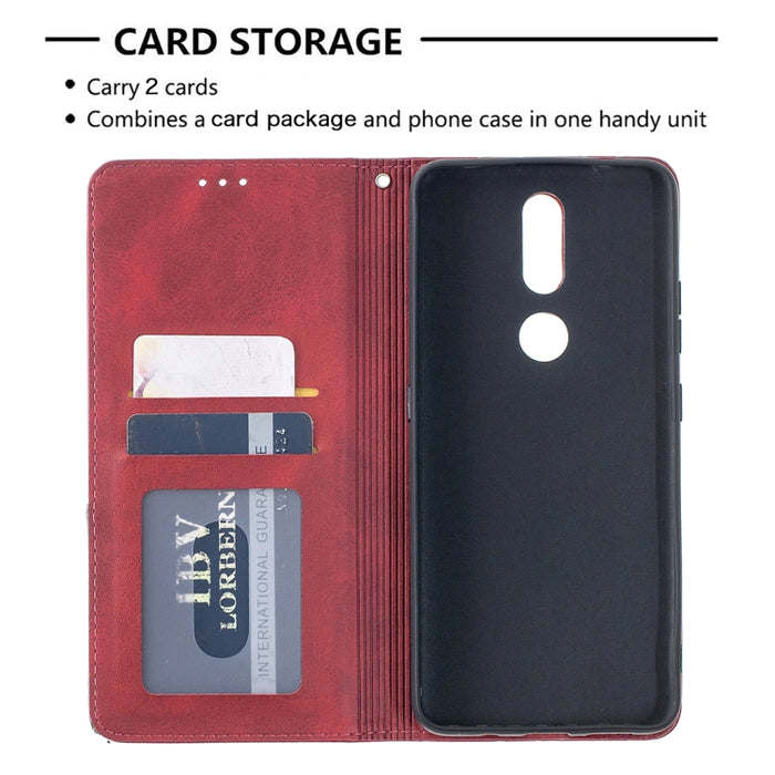 Estuche de cuero magnético con tapa horizontal con textura de rombos con soporte y ranuras para tarjetas, For Nokia 2.4, For Nokia 3.4, For Xiaomi Mi 10T / 10 Pro 5G, For Xiaomi Mi 10T Lite 5G, For Xiaomi Mi Poco X3