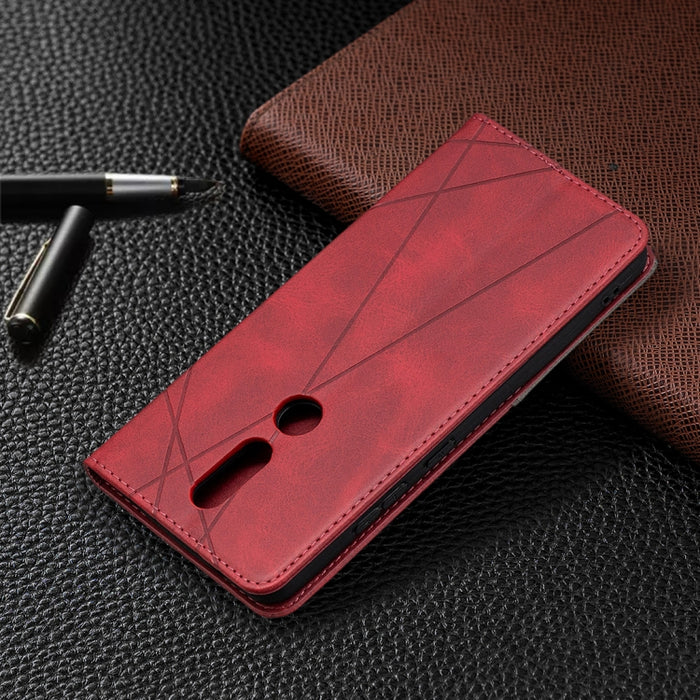 Estuche de cuero magnético con tapa horizontal con textura de rombos con soporte y ranuras para tarjetas, For Nokia 2.4, For Nokia 3.4, For Xiaomi Mi 10T / 10 Pro 5G, For Xiaomi Mi 10T Lite 5G, For Xiaomi Mi Poco X3
