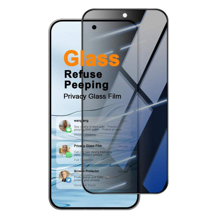 Protector de pantalla de vidrio templado de privacidad completa imak, compatible con desbloqueo por huella dactilar., For Redmi K90 Max 5G / K80 Ultra, For Redmi Turbo 4 Pro / Xiaomi Poco F7