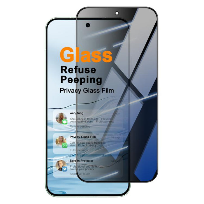 Protector de pantalla de vidrio templado de privacidad completa imak, compatible con desbloqueo por huella dactilar., For Redmi K90 Max 5G / K80 Ultra, For Redmi Turbo 4 Pro / Xiaomi Poco F7