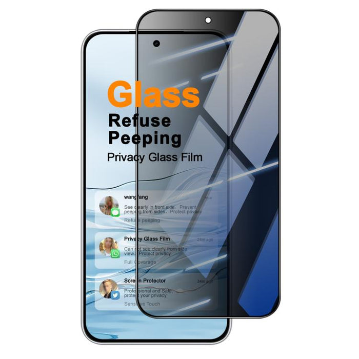 Protector de pantalla de vidrio templado de privacidad completa imak, compatible con desbloqueo por huella dactilar., For Redmi K90 Max 5G / K80 Ultra, For Redmi Turbo 4 Pro / Xiaomi Poco F7
