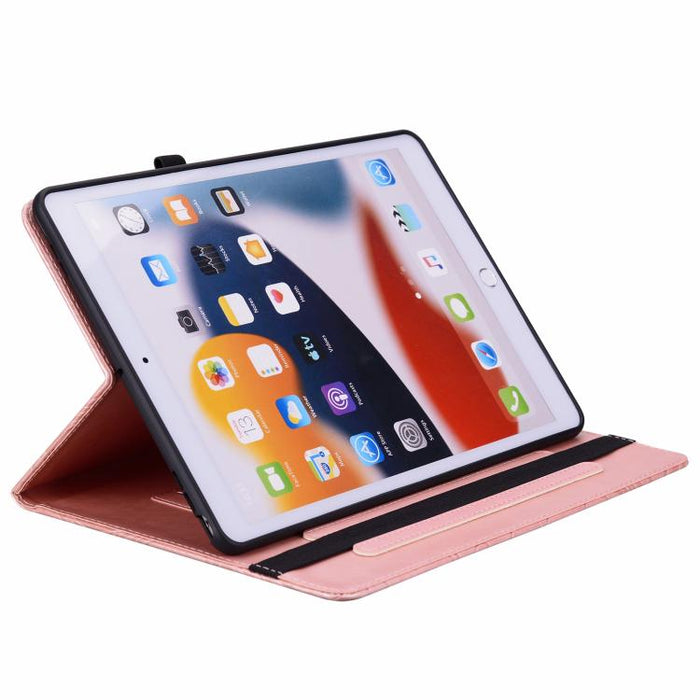 Funda para tablet de piel vegana con estampado floral en relieve, For iPad Pro 12.9 2020 2021