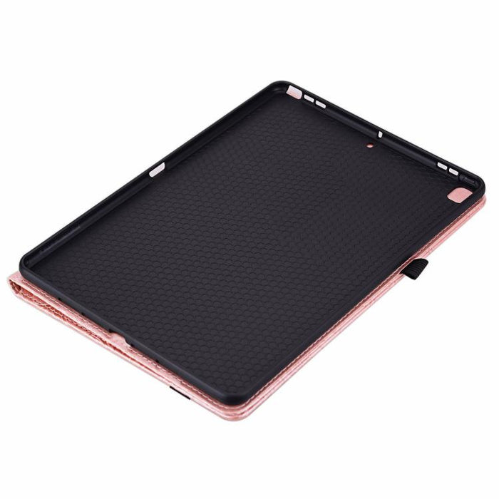 Funda para tablet de piel vegana con estampado floral en relieve, For iPad Pro 12.9 2020 2021