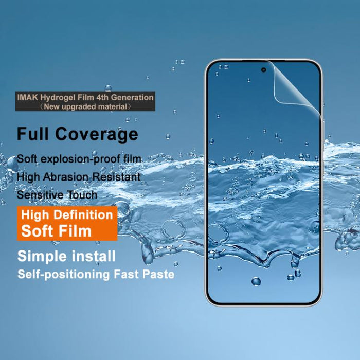 Película de hidrogel para pantalla de cobertura total de cuarta generación de imak, compatible con desbloqueo por huella dactilar., For Redmi K90 Max 5G / K80 Ultra