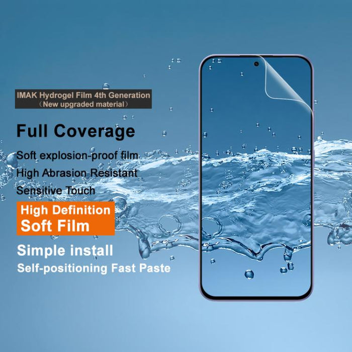 Película de hidrogel para pantalla de cobertura total de cuarta generación de imak, compatible con desbloqueo por huella dactilar., For Redmi K90 Max 5G / K80 Ultra