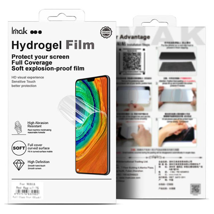 Película de hidrogel para pantalla de cobertura total de cuarta generación de imak, compatible con desbloqueo por huella dactilar., For Redmi K90 Max 5G / K80 Ultra