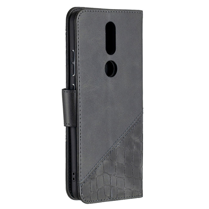 Funda de cuero PU con tapa horizontal y textura de cocodrilo a juego con billetera, soporte y ranuras para tarjetas, For Nokia 2.4, For Nokia 3.4, For Xiaomi Mi 10T / 10 Pro 5G, For Xiaomi Mi 10T Lite 5G, For Xiaomi Mi Poco X3