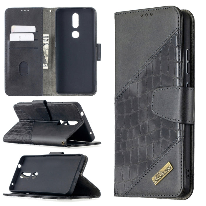 Funda de cuero PU con tapa horizontal y textura de cocodrilo a juego con billetera, soporte y ranuras para tarjetas, For Nokia 2.4, For Nokia 3.4, For Xiaomi Mi 10T / 10 Pro 5G, For Xiaomi Mi 10T Lite 5G, For Xiaomi Mi Poco X3