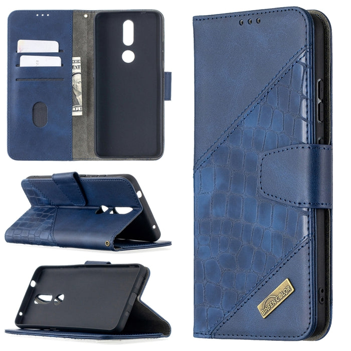 Funda de cuero PU con tapa horizontal y textura de cocodrilo a juego con billetera, soporte y ranuras para tarjetas, For Nokia 2.4, For Nokia 3.4, For Xiaomi Mi 10T / 10 Pro 5G, For Xiaomi Mi 10T Lite 5G, For Xiaomi Mi Poco X3