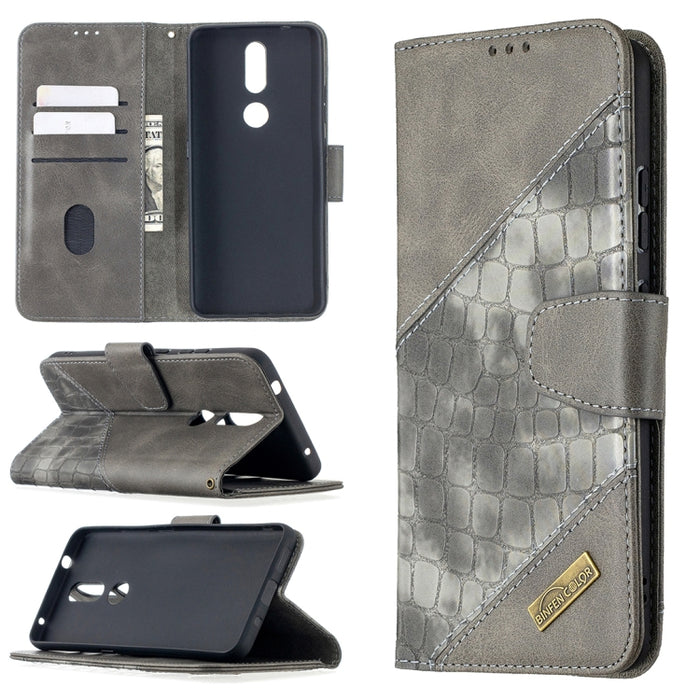 Funda de cuero PU con tapa horizontal y textura de cocodrilo a juego con billetera, soporte y ranuras para tarjetas, For Nokia 2.4, For Nokia 3.4, For Xiaomi Mi 10T / 10 Pro 5G, For Xiaomi Mi 10T Lite 5G, For Xiaomi Mi Poco X3