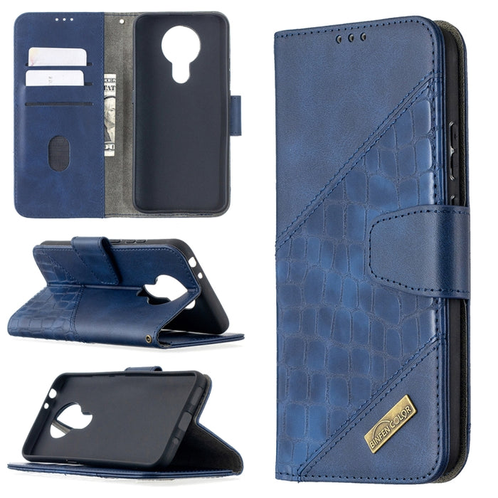 Funda de cuero PU con tapa horizontal y textura de cocodrilo a juego con billetera, soporte y ranuras para tarjetas, For Nokia 2.4, For Nokia 3.4, For Xiaomi Mi 10T / 10 Pro 5G, For Xiaomi Mi 10T Lite 5G, For Xiaomi Mi Poco X3